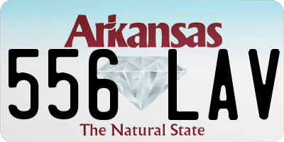 AR license plate 556LAV