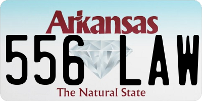 AR license plate 556LAW