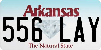 AR license plate 556LAY