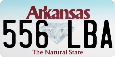 AR license plate 556LBA