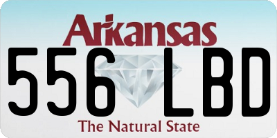 AR license plate 556LBD