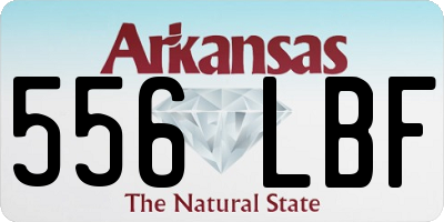 AR license plate 556LBF