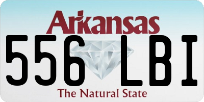 AR license plate 556LBI