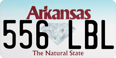 AR license plate 556LBL