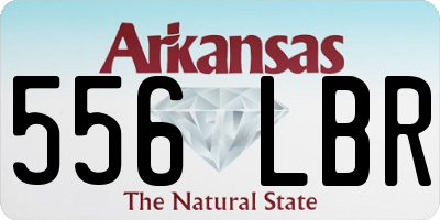 AR license plate 556LBR