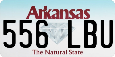 AR license plate 556LBU