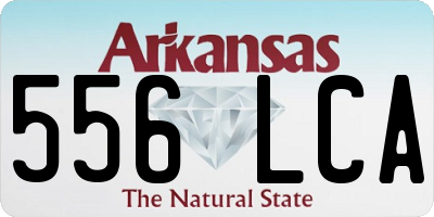 AR license plate 556LCA