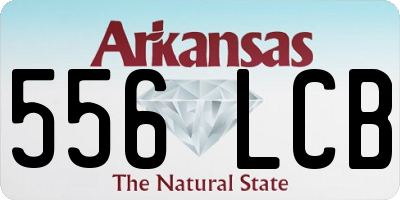 AR license plate 556LCB