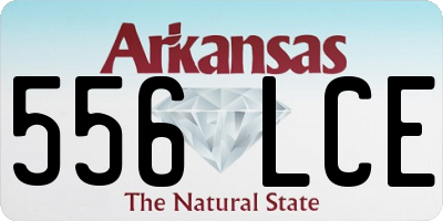 AR license plate 556LCE