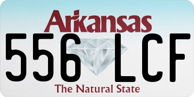 AR license plate 556LCF
