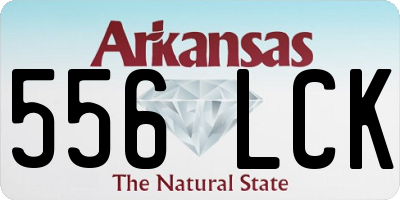 AR license plate 556LCK