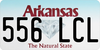 AR license plate 556LCL