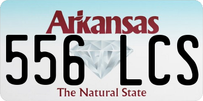 AR license plate 556LCS