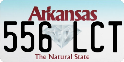 AR license plate 556LCT