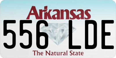 AR license plate 556LDE