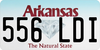 AR license plate 556LDI