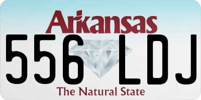 AR license plate 556LDJ