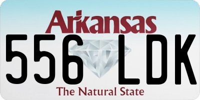 AR license plate 556LDK