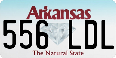 AR license plate 556LDL