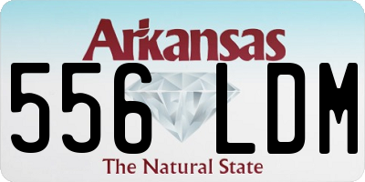 AR license plate 556LDM