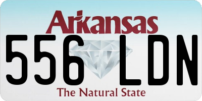 AR license plate 556LDN