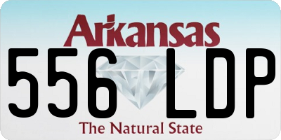 AR license plate 556LDP