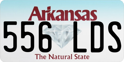 AR license plate 556LDS