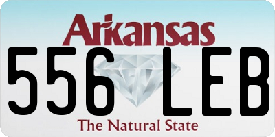 AR license plate 556LEB