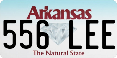 AR license plate 556LEE