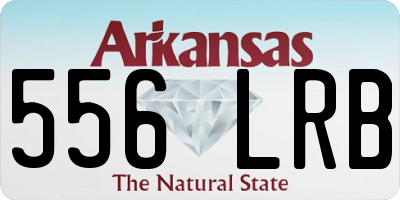 AR license plate 556LRB