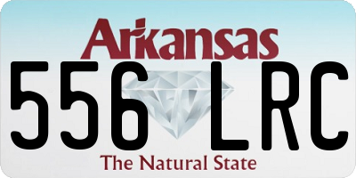 AR license plate 556LRC