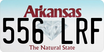 AR license plate 556LRF