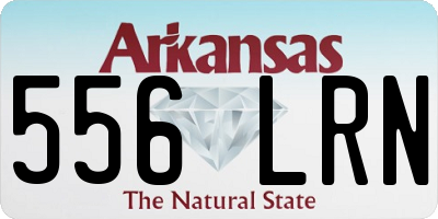 AR license plate 556LRN