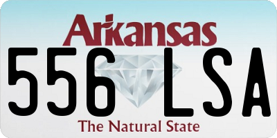 AR license plate 556LSA