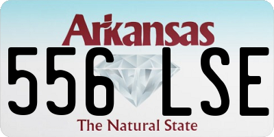 AR license plate 556LSE