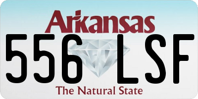 AR license plate 556LSF