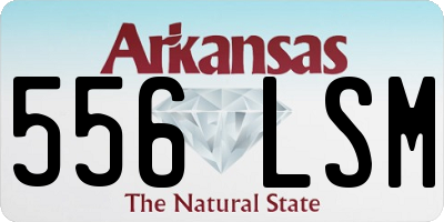 AR license plate 556LSM