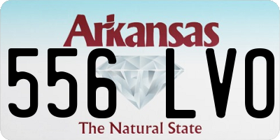 AR license plate 556LVO