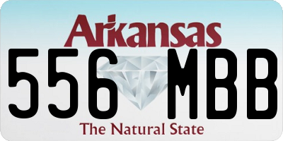 AR license plate 556MBB