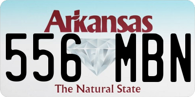 AR license plate 556MBN