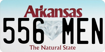 AR license plate 556MEN