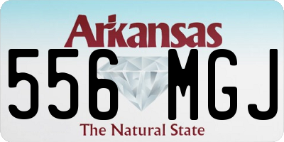 AR license plate 556MGJ