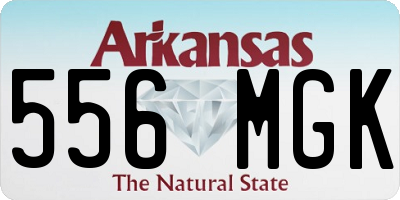 AR license plate 556MGK