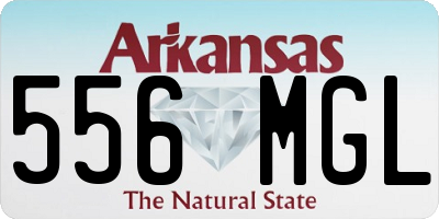 AR license plate 556MGL