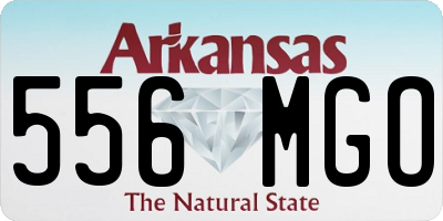 AR license plate 556MGO
