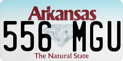 AR license plate 556MGU