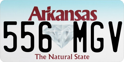 AR license plate 556MGV