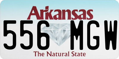 AR license plate 556MGW
