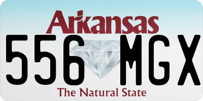 AR license plate 556MGX