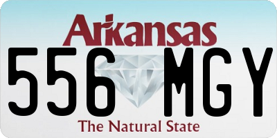 AR license plate 556MGY